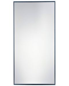 Spegel Slim Alu Svart 40x80