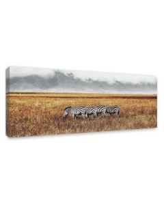 Tavla Canvas 60x150 Zebra Herd