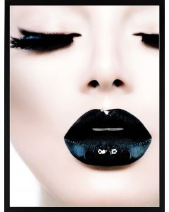 Poster 50x70 Black Lips (planpackad)