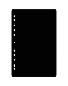 Kartongblad 235x330 25-p svart 220g